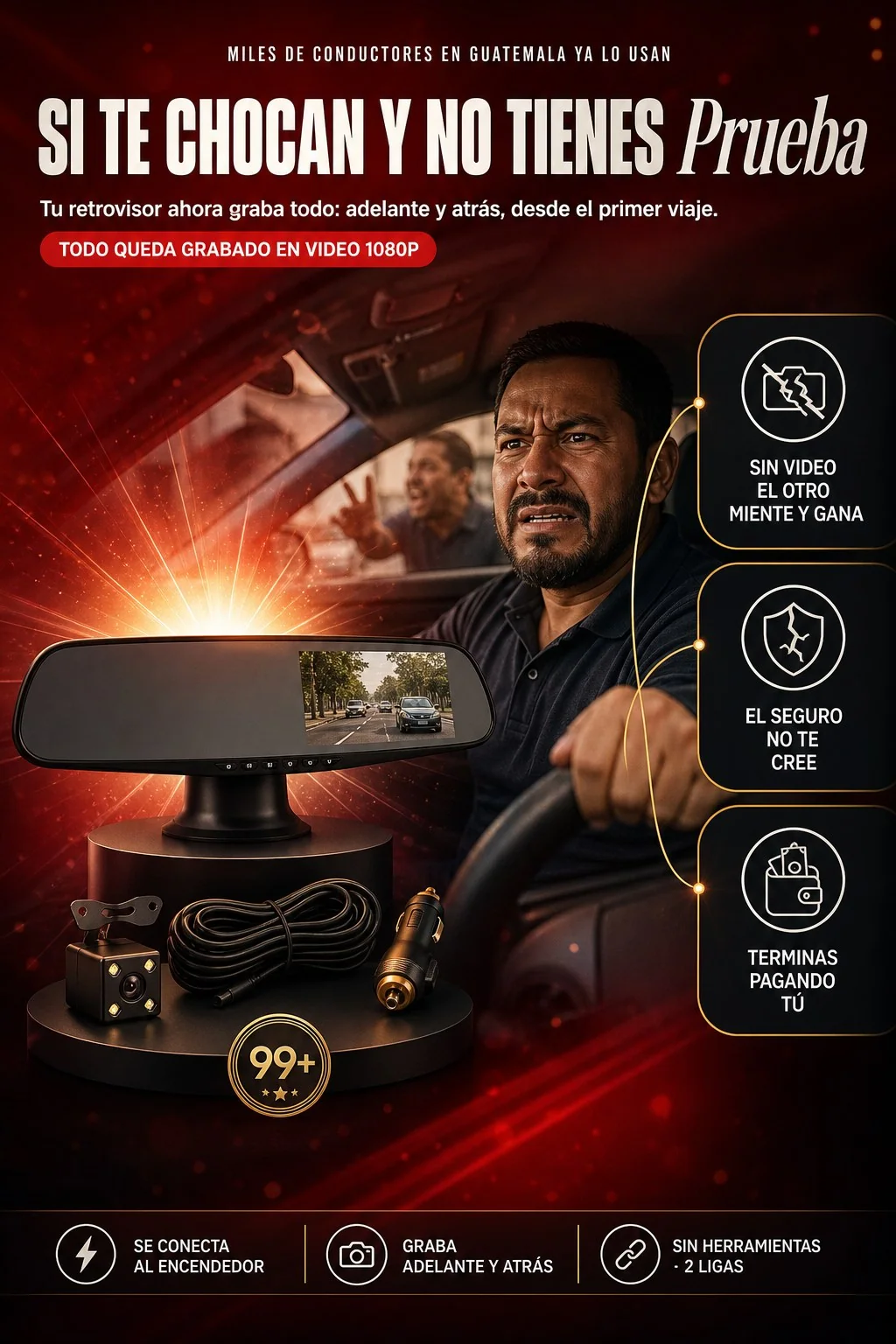 Cámara para Carro Full HD